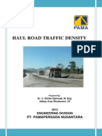 Haul Road Traffic Density