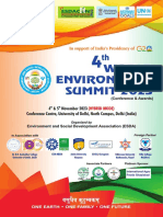 Brochure of World Env Summit 2023