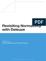 (Bloomsbury Studies in Continental Philosophy Series) Rosi Braidotti (editor), Patricia Pisters (editor) - Revisiting Normativity with Deleuze-Bloomsbury Academic (2014)