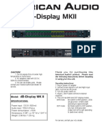 DB Display MKII User Manual