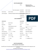 Data Pelanggaran: Kendaraan Pelanggar