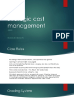 Cost Management Nature and Scope