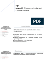 Q1 G7-ABM - L07 The Accounting Cycle of A Service Business PDF