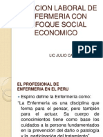 Situacion Laboral Del Profesional de Enfermeria Desde El