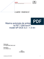 Manual Masina de Ambalat La PET - 2012.10.02