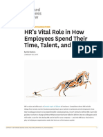 HR's Vital Role in How Employees Spend Their Time, Talent and Energy