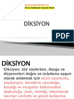 Diksiyon Slayt