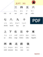 JLPT N5 Kanji Textbook
