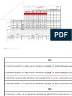 Planilha de Validade de Recarga e Localização de Extintores - EBV'S 4-5-6