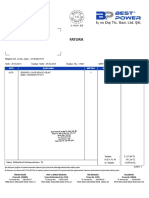 Fatura: Best Power İç Ve Dış Tic. San. Ltd. Şti