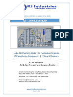 RJ - 2000 LPM Skid - Technical Data Sheet