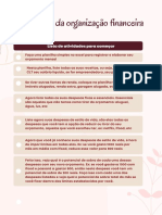 Check List Organizacao Financeira