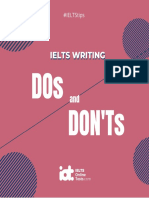Do's and Don'Ts in IELTS Writing