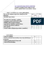 Drilling Rig Safety Inspection Check List 2