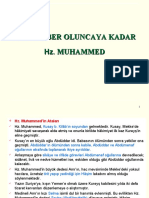 Ders - Peygamberliğe Kadar HZ Muhammed