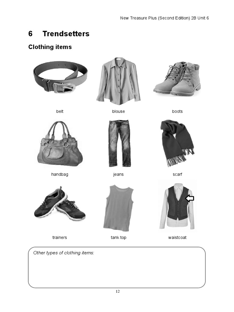 Vocabulary Building | PDF | Blouse | Clothing