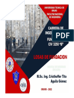 Capacidad de Carga Losas de Fundacion