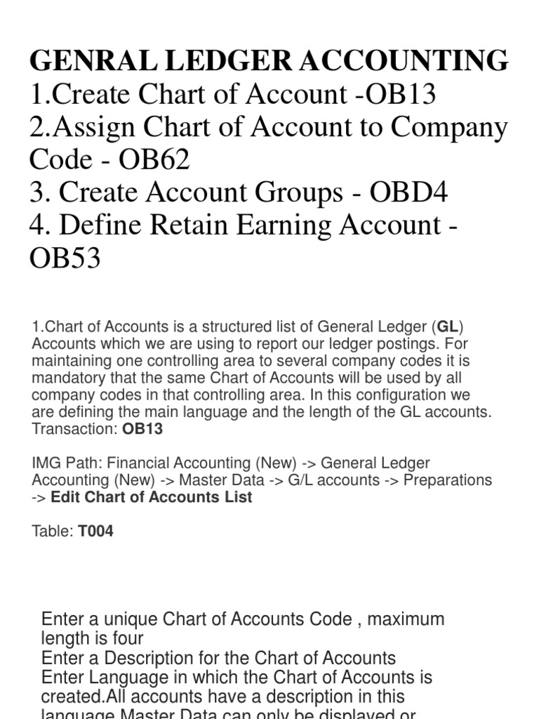 Genral Ledger Accounting PDF Financial Accounting Accounting