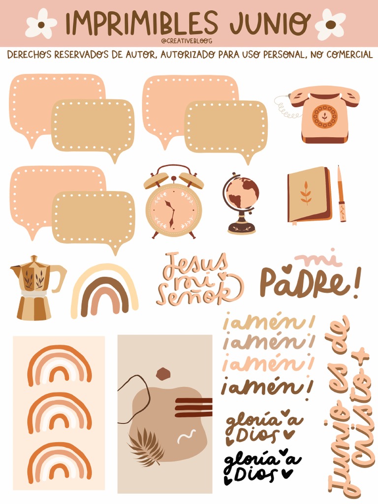 Imprimibles Junio | PDF