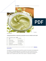 Retete Cosmetice - Body Butter "Green Dew"