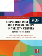 Biopolitics in Central and Eastern Europe in The 20Th Century