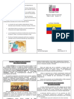 Diptico de Historia Gran Colombia