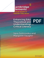 Enhancing Educators Theoretical and Practical Understandings of Critical Literacy