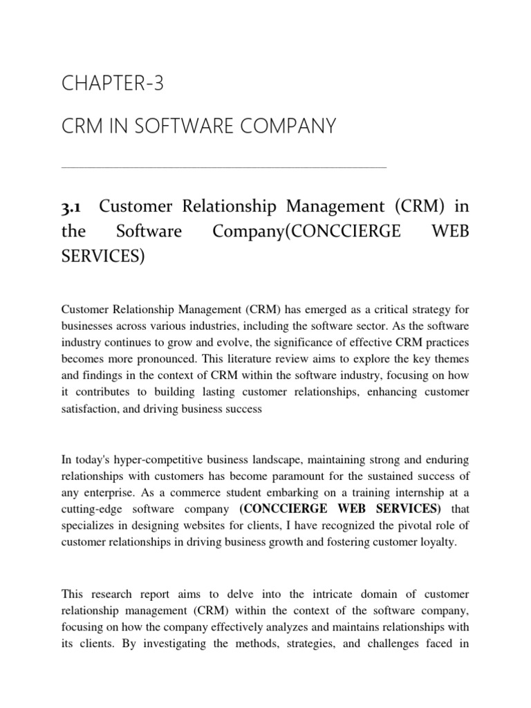 Chapter 3 | PDF | Customer Relationship Management | Private Sector