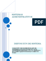 1-SISTEMAS ADMINISTRATIVOS - Enfoque de Sistemas