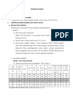 Spesifikasi Teknis Rambu Lalulintas