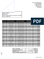 Methadone Clinic Invoice