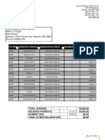 Methadone Invoice