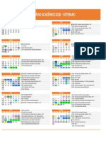 Calendário Acadêmico para Veteranos EAD 2023.1