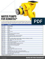 Bombas de Agua Komatsu