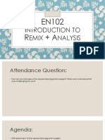 Remix Analysis Slides