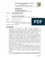 Informe N 158 Remito Planilla de Pago Estadio Mes Abril