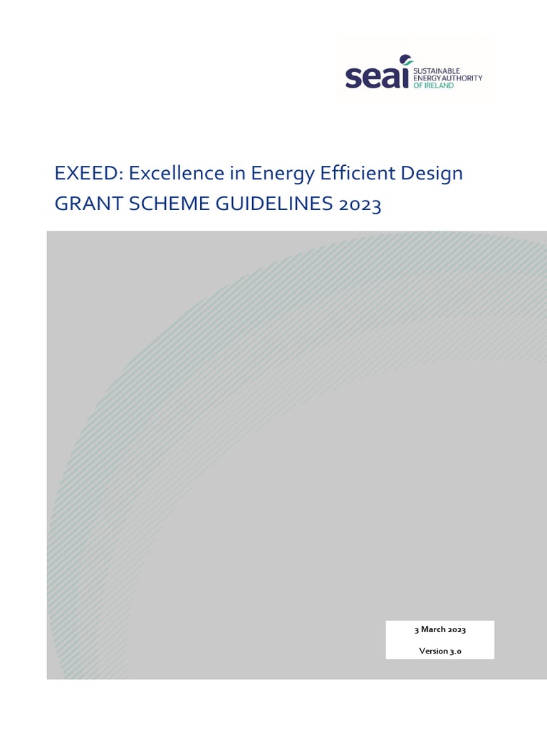 SEAI EXEED Grant Guidelines PDF Small And Medium Sized Enterprises