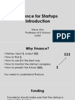 Finance For Start Up