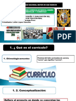 Universidad Nacional Mayor de San Marcos Estructura Curricular Básica, Diseño Curricular Y Currículo