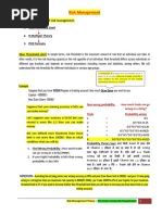 27 Aug Risk Management Theory Notes