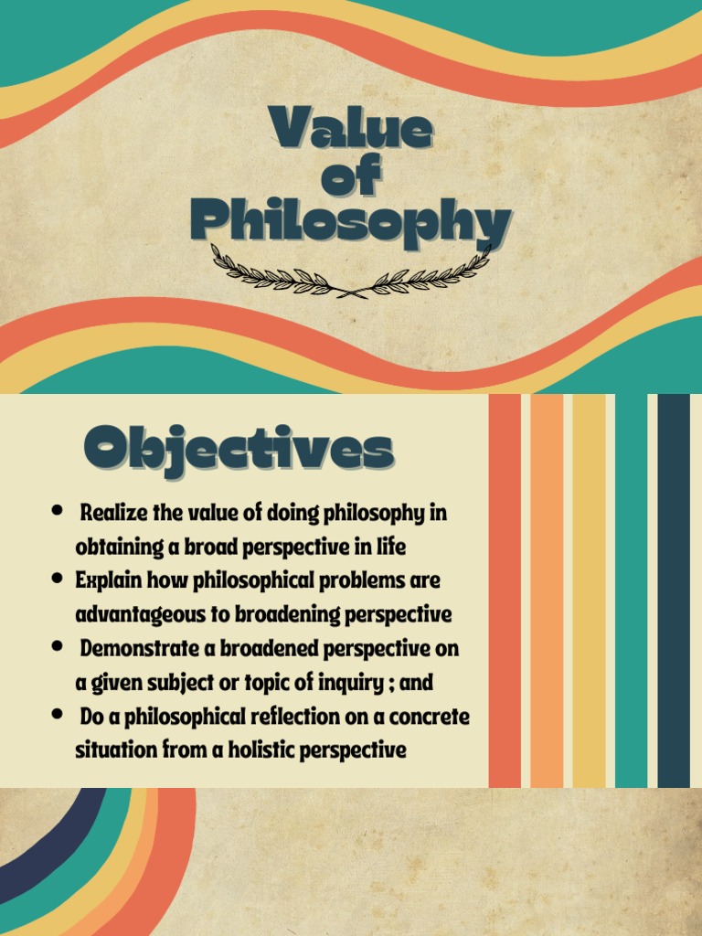 Value and Methods of Philosophy | PDF