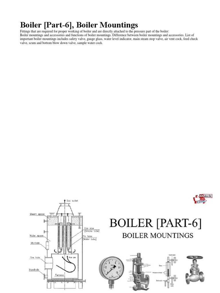 Boiler Mountings & Accessories PDF