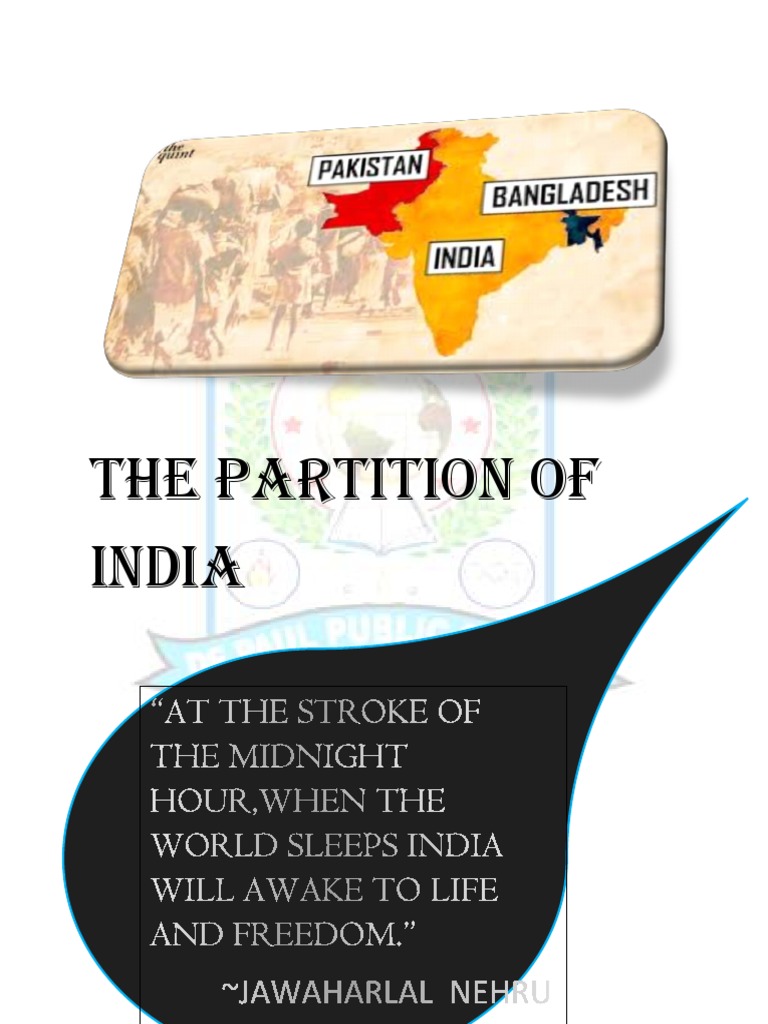 The Partition of India | PDF | Partition Of India | British Raj