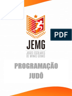 Programação Judô - JEMG 2023