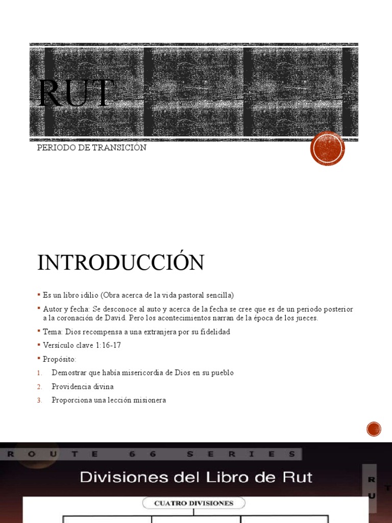 Análisis del Libro de Rut en la Biblia | PDF