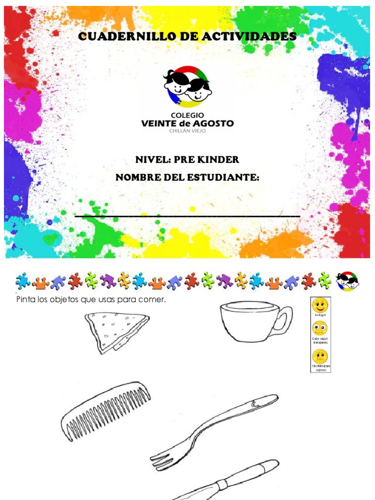 Actividades Creativas para Pre Kinder | PDF | Artes del Lenguaje y ...