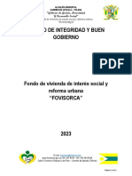 Codigo de Integridad Fovisorca 2023
