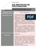 Matriz Proyecto de Investigación