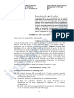 Casacion Revocatoria de Pena Por Revocatoria para Yobany