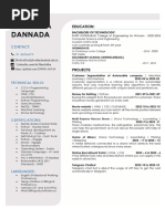 Harshitha Dannada Resume